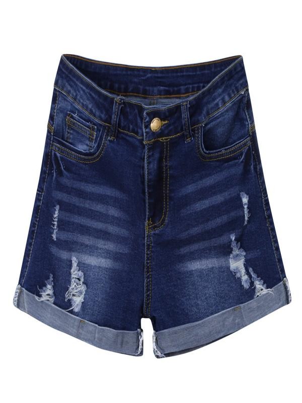 Fashion Sumemr Women'S Shorts Low Waist Ripped Hole Short Mini Jeans Denim For Women Casual Plus Size Trousers Pantalones - Sheseelady