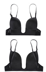 Plunge U Invisible Bra Seamless Convertible Transparent Back Straps Backless Bras Princess Party Dress Wedding Elegant Ceremony