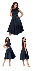 Elegant Party Fashion Solid Color Draped Short Dress With Belt For Female