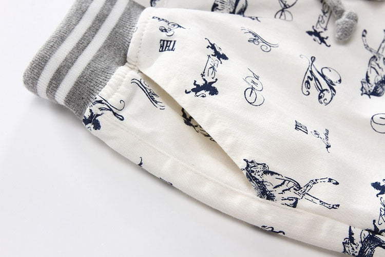Cartoon Printed Horse Summer Shorts For Unisex Kids - Sheseelady