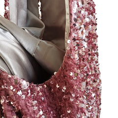 Women Fashion Sequins Shoulder Bag Large Capacity Female Glitter Beaded Tote Handbag Mermaid Sequins
