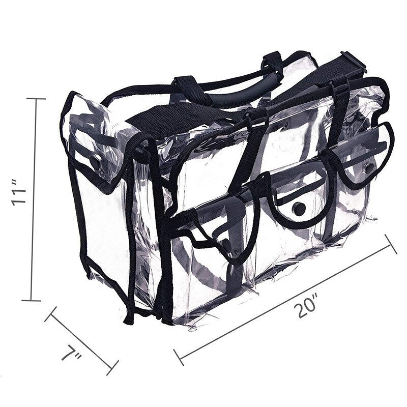 Waterproof Transparent Women's Large PVC Handbag For Beach Travel