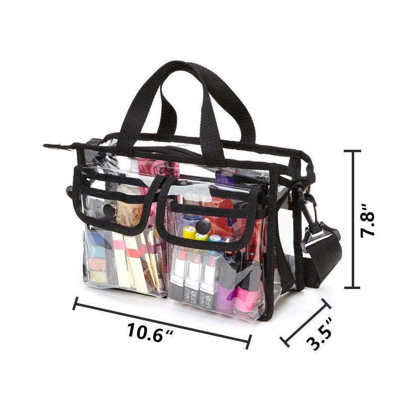 Waterproof Transparent Women's Large PVC Handbag For Beach Travel