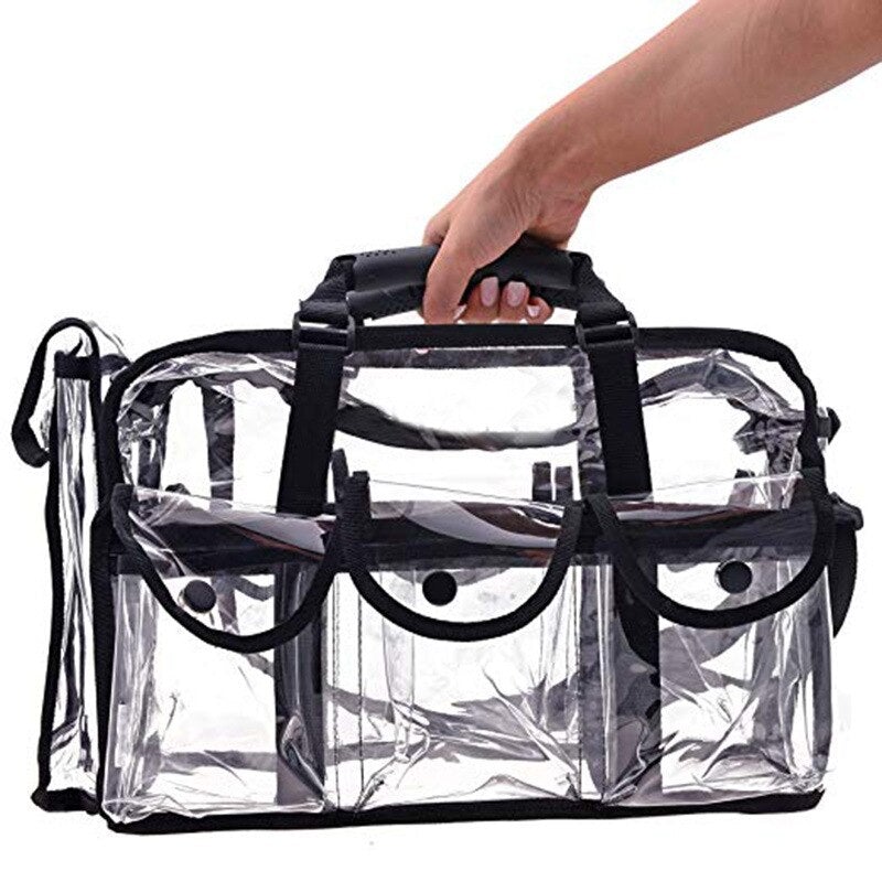 Waterproof Transparent Women's Large PVC Handbag For Beach Travel