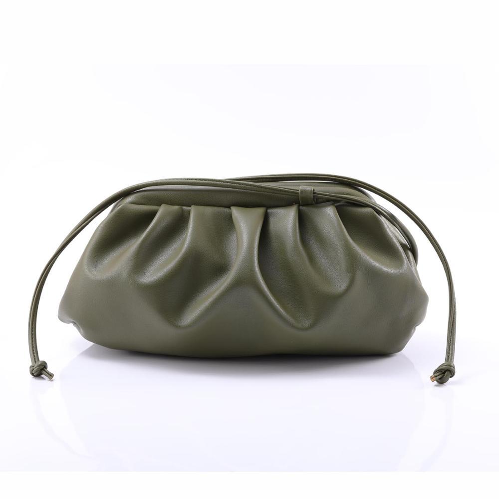 Dumpling Shape Women's Casual Soft Leather Shoulder Bags