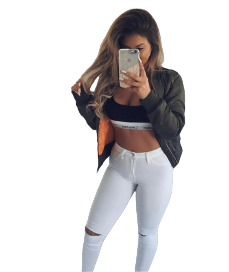 High Waist Skinny Fashion Boyfriend Jeans - Sheseelady