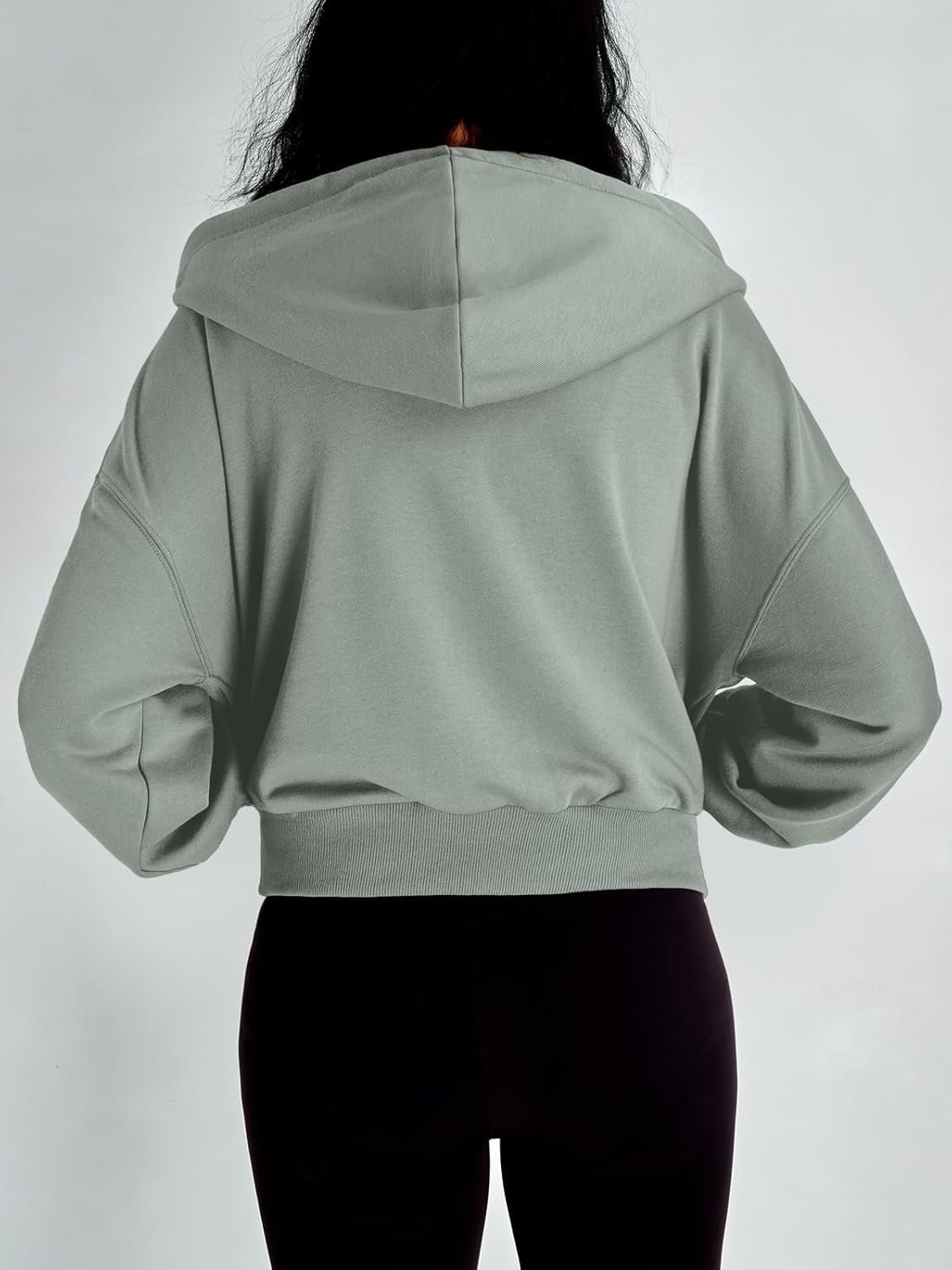 Women’s Full-Zip Hoodie with Fleece Lining – Cozy, Lightweight, Casual Fall and Winter Sweatshirt – Soft, Breathable Hoodie Jacket with Drop Shoulder & Slight Stretch