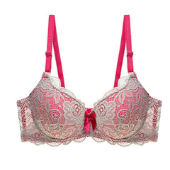 Skin-friendly Sexy Ladies' Lace Push Up Cotton Bralette Plus Size