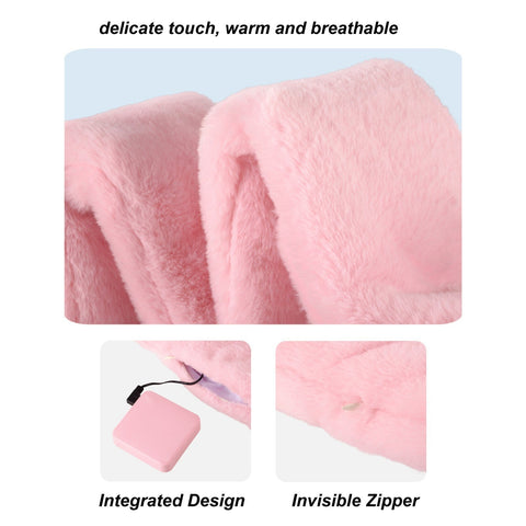 USB Heated Scarf, Electric Heating Scarf for Men/Women Waterproof Heated Neck Wrap Warming Scarf