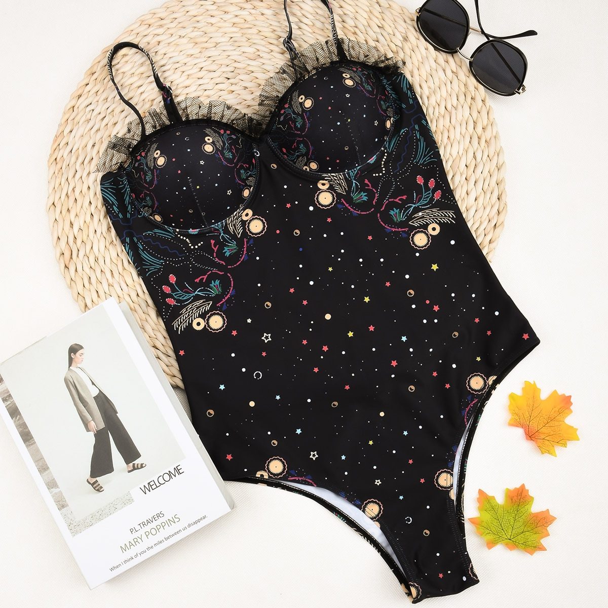 Sexy Ladies' Lace Push Up Monokini Swimwear One Piece