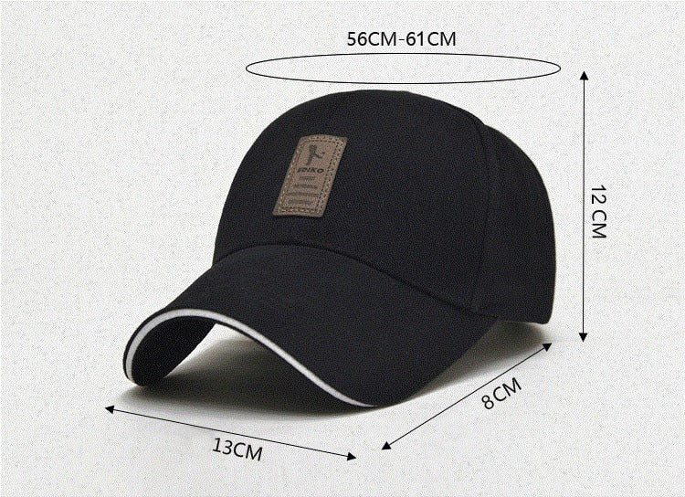 Casual Leisure Adjustable Baseball Cap For Men'S - Sheseelady