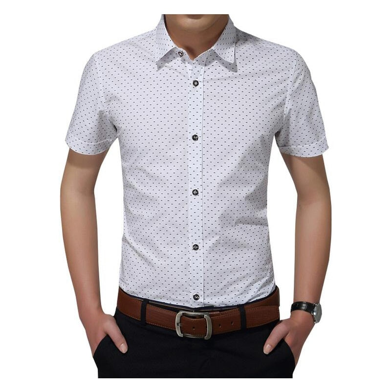 Men'S Social Polka Dot Casual Shirt