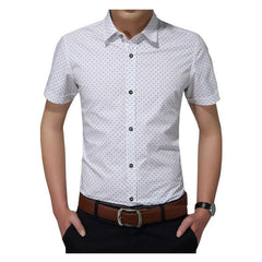 Men'S Social Polka Dot Casual Shirt