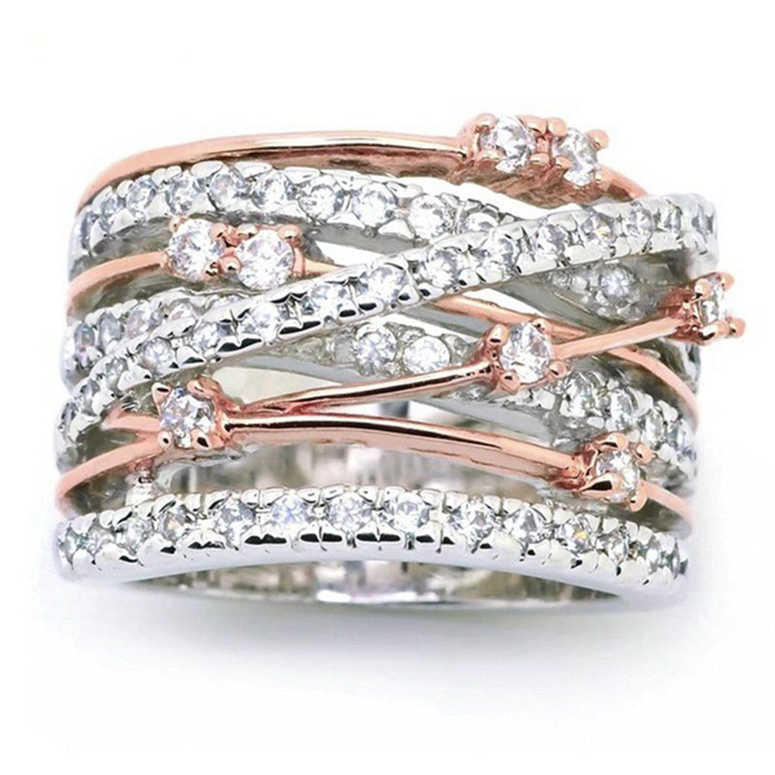 Zircon Stone Rings For Women Fashion Jewelry Engagement Wedding Ring
