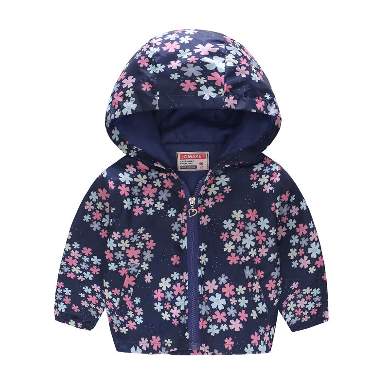 Stylish Skin-friendly Children's Waterproof Windbreaker