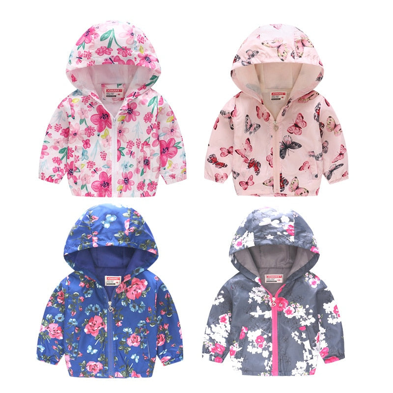Stylish Skin-friendly Children's Waterproof Windbreaker