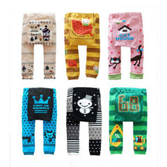 Cute Cartoon Animal Style Baby Kids Cotton Leggings PP Pants Series F Baby Clothing