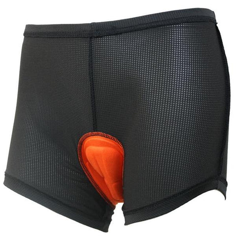 Women Sports Cycling Shorts Riding Pants Underwear Shorts With Silicone Pad Black