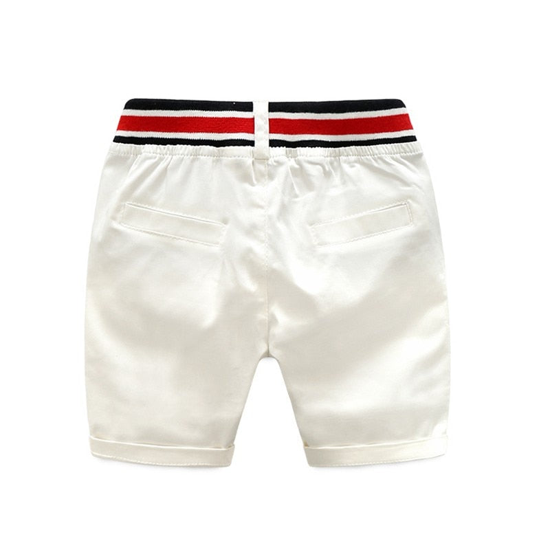 Stylish Lovely Boys' Short Sleeve Stripe Shirt & Shorts Set