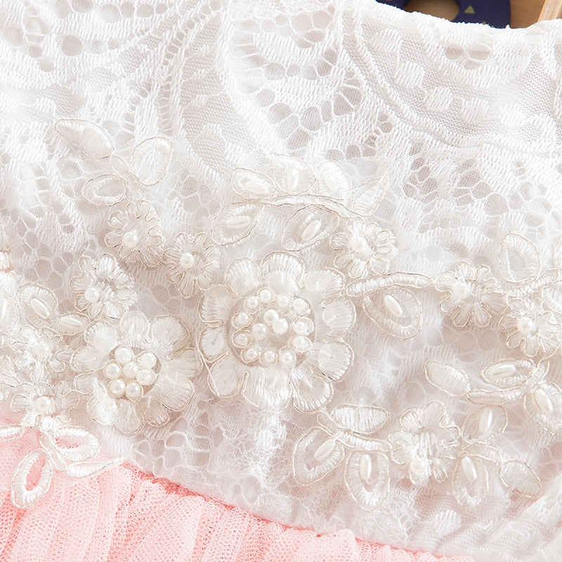 Stylish Lovely Girls' Lace Princess Dresses For Party Ceremony