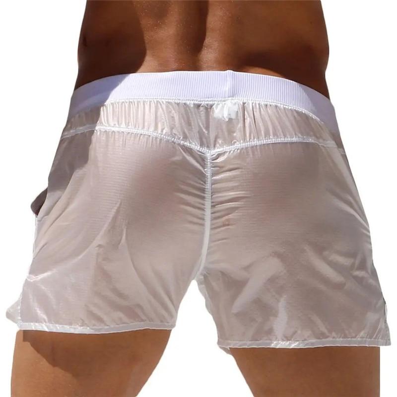 Current Cute Men's Transparent Summer Swim Shorts