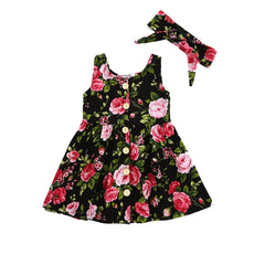 Costumes With Button Princess Girls Dresses - Sheseelady