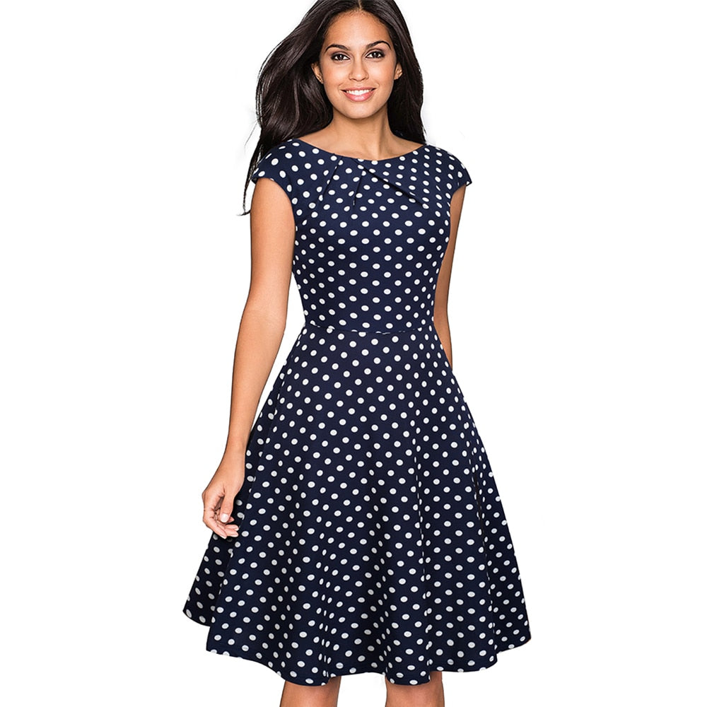Elegant Ruched Cap Sleeve Casual Party Dress - Sheseelady