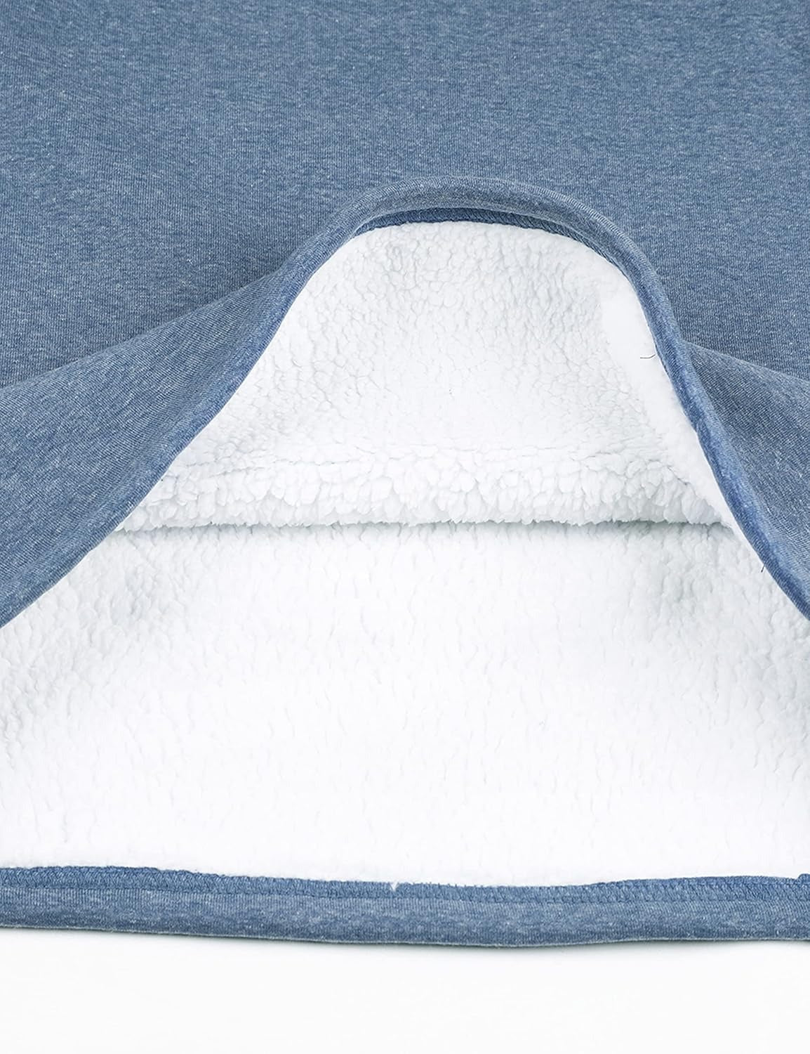 Women's Sherpa-Lined Fleece Sweatshirt - Cozy Crewneck Pullover for Lounge & Sport