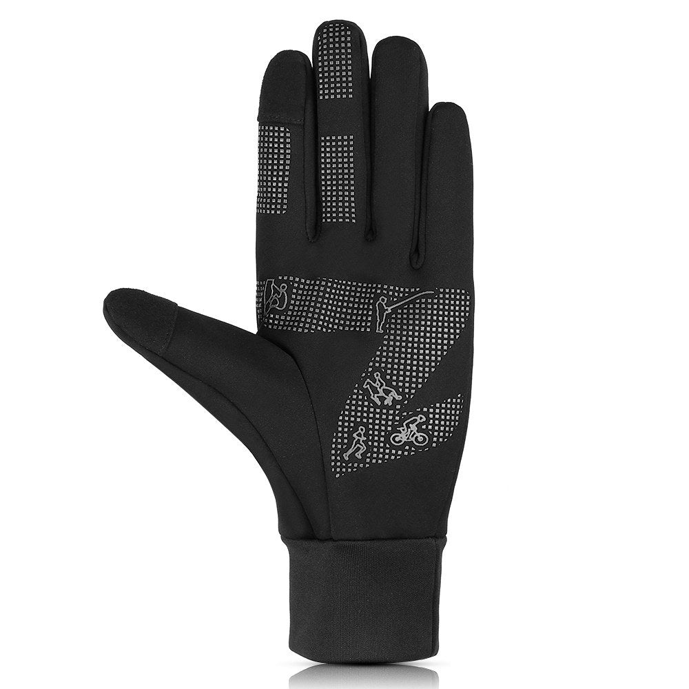 Windproof Thermal Touchscreen Gloves for Winter Driving, Cycling, Running, Fishing, Climbing