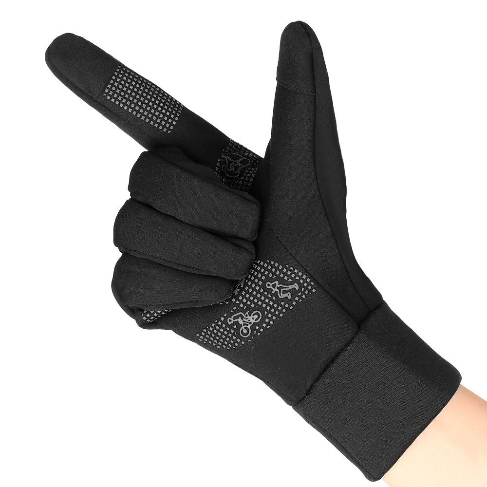 Windproof Thermal Touchscreen Gloves for Winter Driving, Cycling, Running, Fishing, Climbing