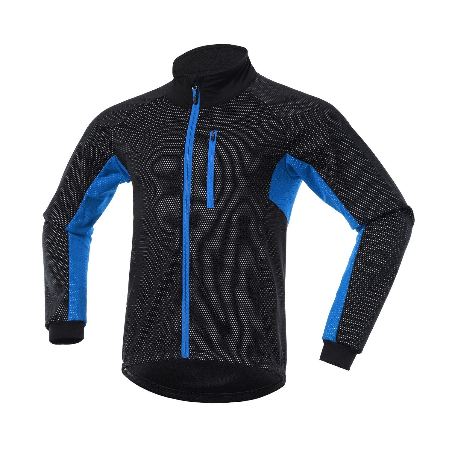 Men Winter Cycling Clothing Set Long Sleeve Windproof Bicycle Jersey with Pants Outdoor Cycling Running Sports Jacket Activewear