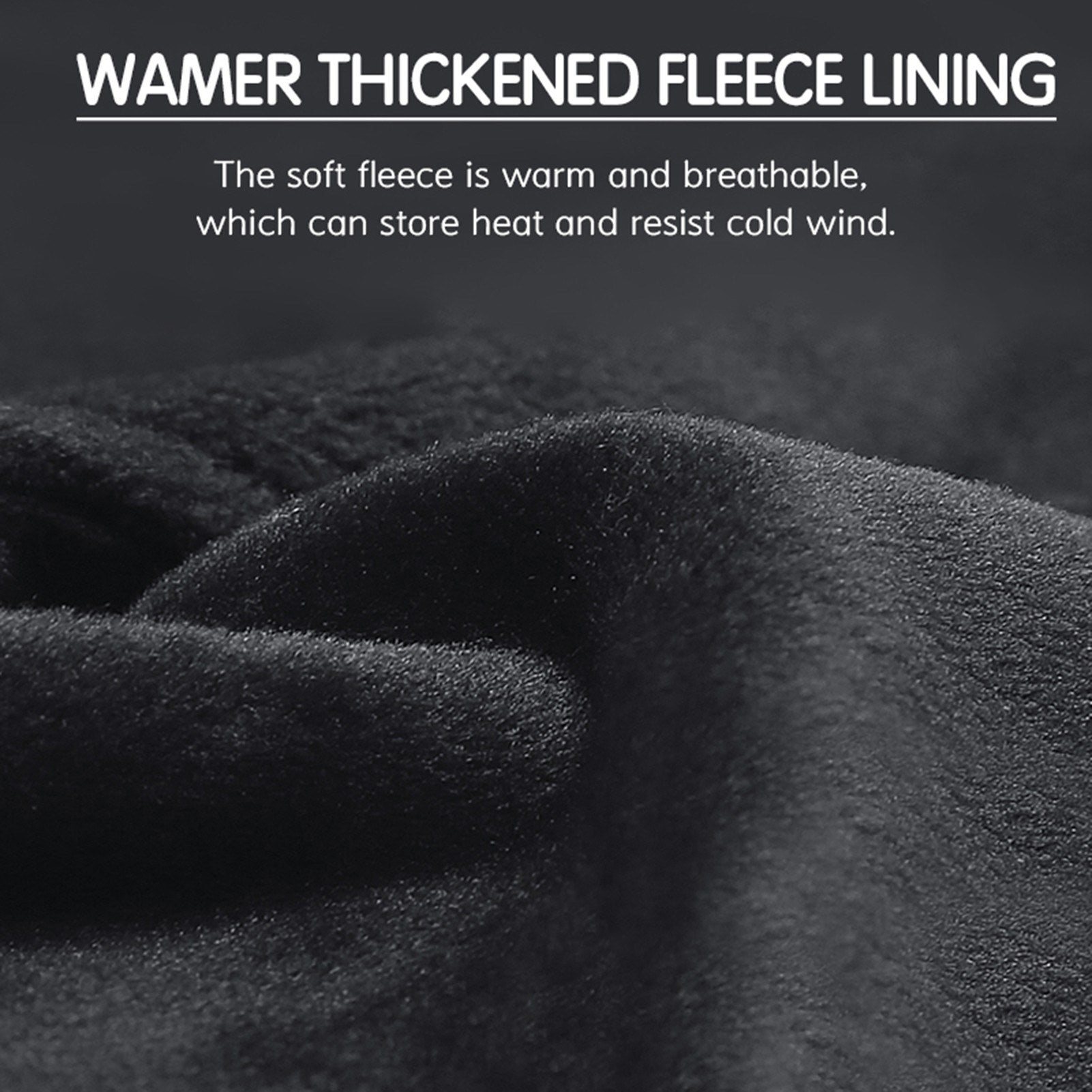 Waterproof Windproof Cycling Gloves for Men & Women - Fleece Lined, Touchscreen, Anti-Slip, Full-Finger Ski Gloves