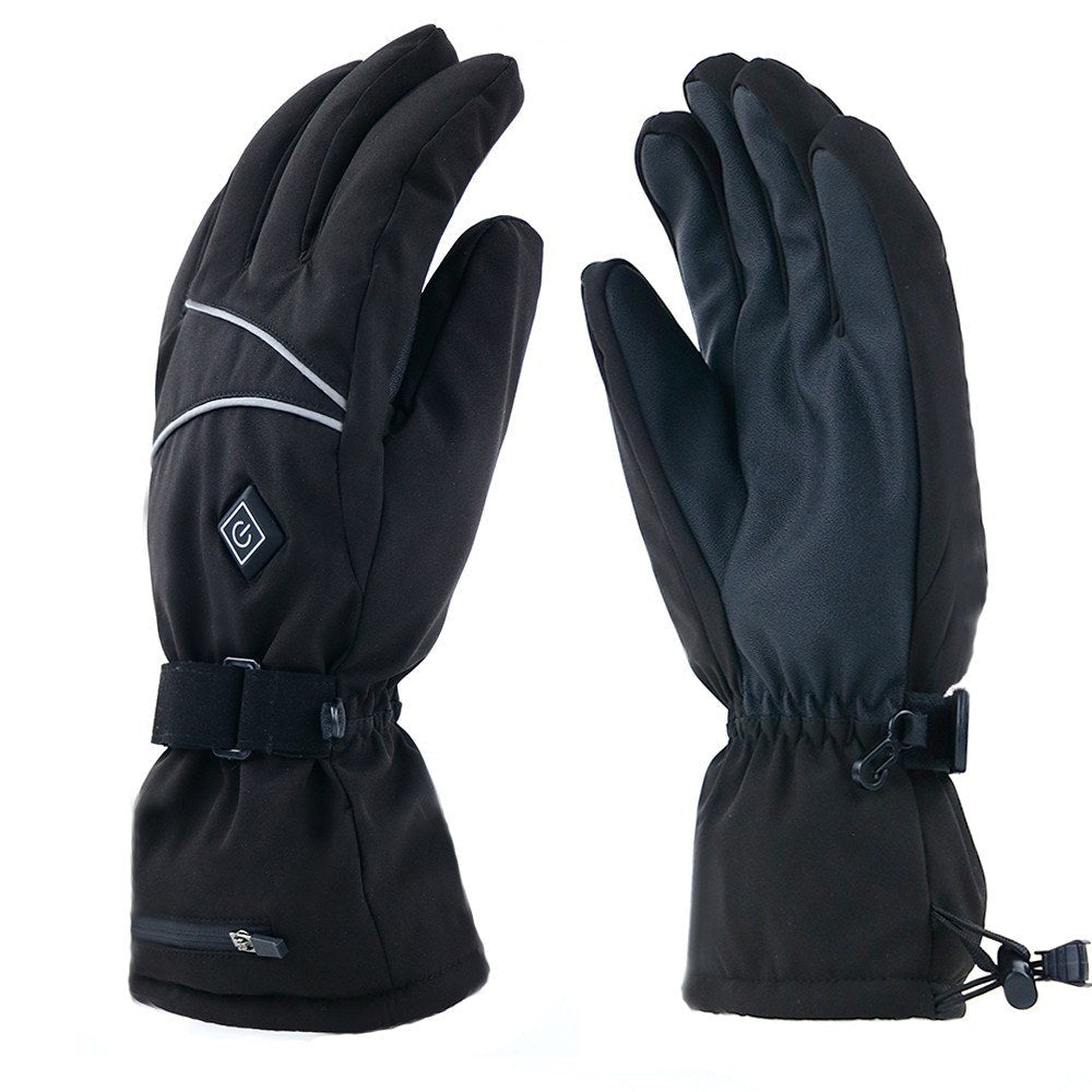 Electric Heated Gloves for Men & Women Water-resistant Winter Touchscreen Outdoor Skiing Biking