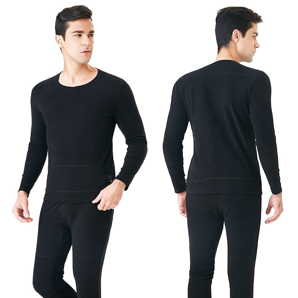 Women's USB Heated Underwear Set: 24-Zone Electric Heating, App-Controlled, 5 Temperature Settings for Winter Warmth