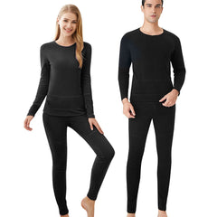 Women's USB Heated Underwear Set: 24-Zone Electric Heating, App-Controlled, 5 Temperature Settings for Winter Warmth