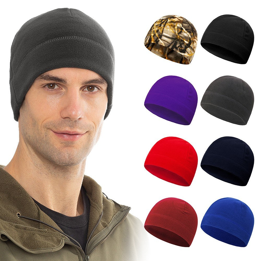 Windproof Fleece Winter Hat for Skiing, Snowboarding, Fishing, Motorcycling - Unisex