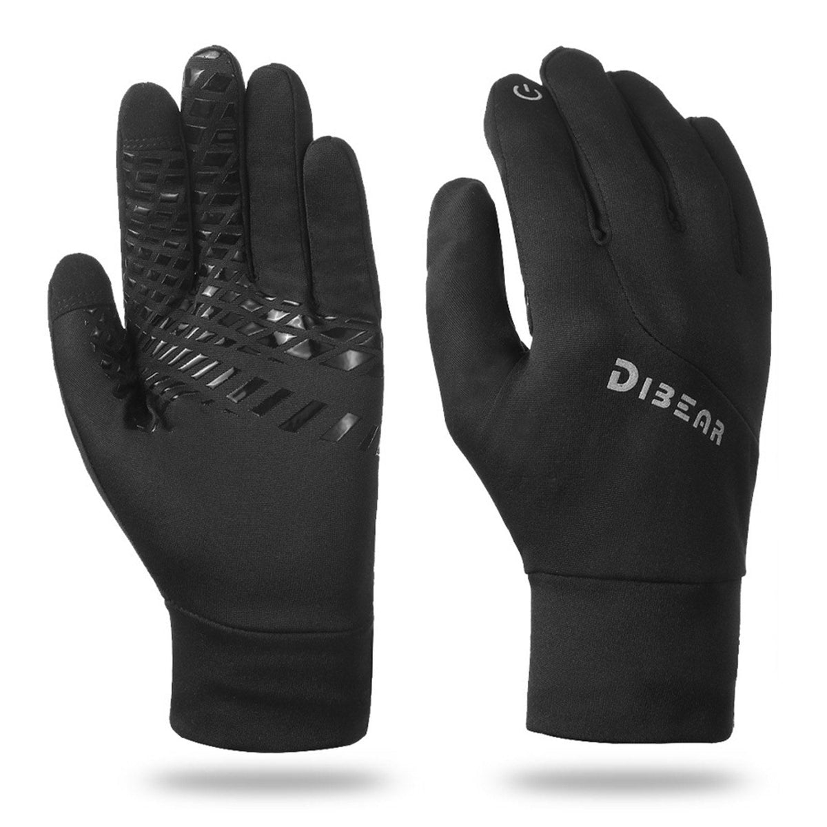 Windproof Winter Touchscreen Cycling Gloves - Full Finger Warmth for Biking, Skiing, and Outdoor Activities