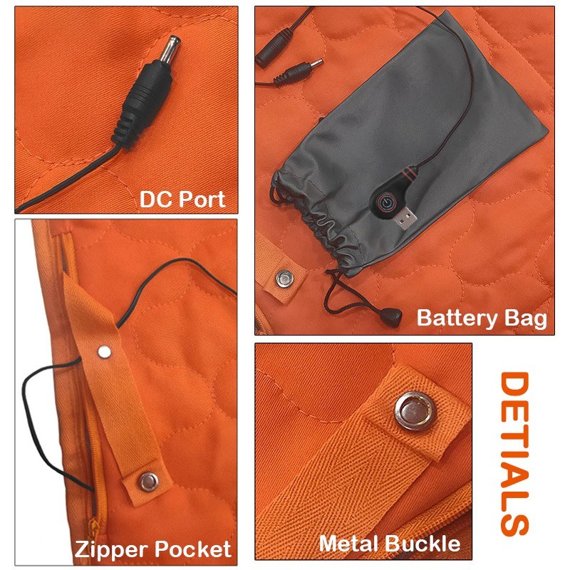 Outdoor USB Heating Sleeping Mat Insulation Camping Heated Sleeping Mattress Sleeping Bag Mattress