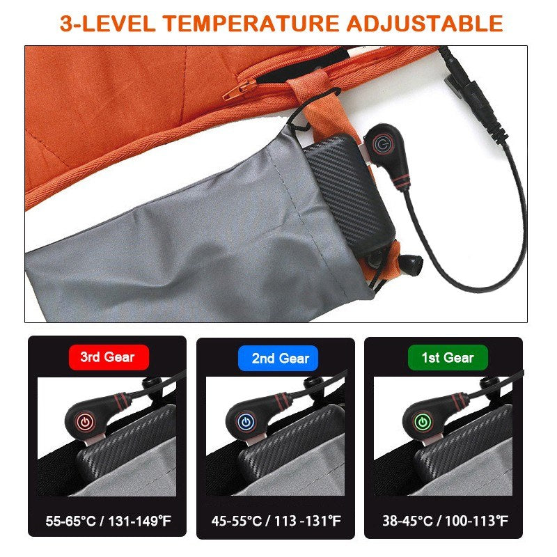 Outdoor USB Heating Sleeping Mat Insulation Camping Heated Sleeping Mattress Sleeping Bag Mattress