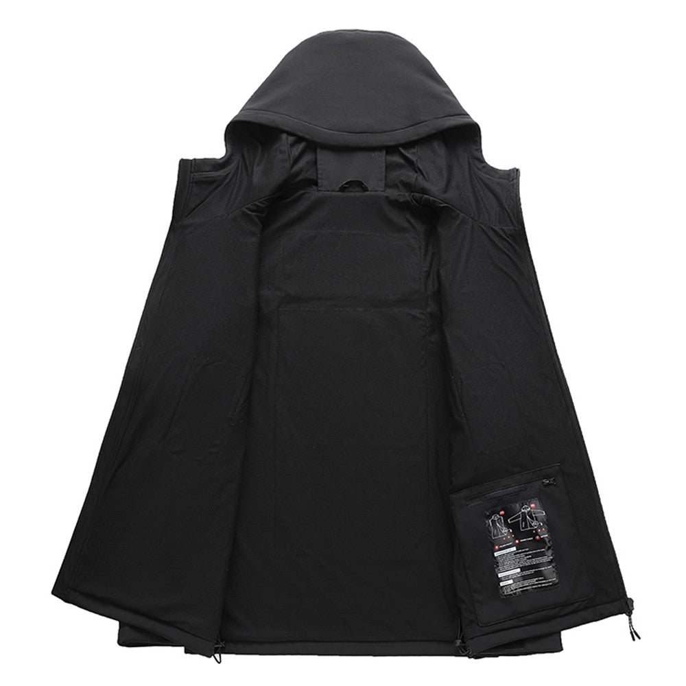 USB Heated Jacket Winter Electric Thermal Coat for Outdoor Fishing & Hiking