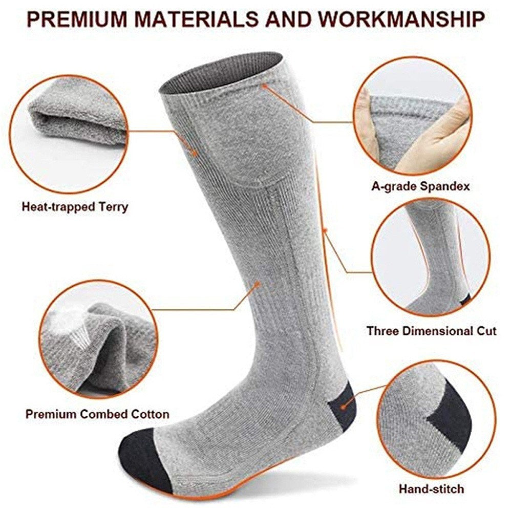 Remote Control Heated Socks with Rechargeable 4000mAh Battery