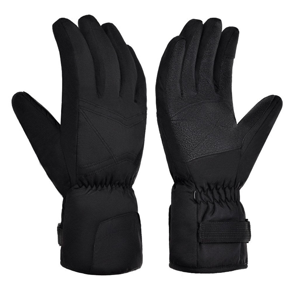 Waterproof Electric Heated Touchscreen Mittens with Battery Box