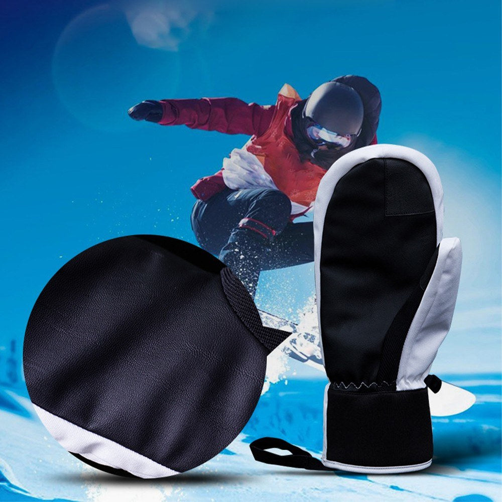 Waterproof Touchscreen Snowboard Mittens for Men & Women - Ski & Snowmobile Winter Gloves