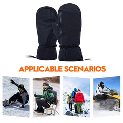 Waterproof Touchscreen Snowboard Mittens for Men & Women - Ski & Snowmobile Winter Gloves