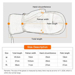 Waterproof Touchscreen Snowboard Mittens for Men & Women - Ski & Snowmobile Winter Gloves