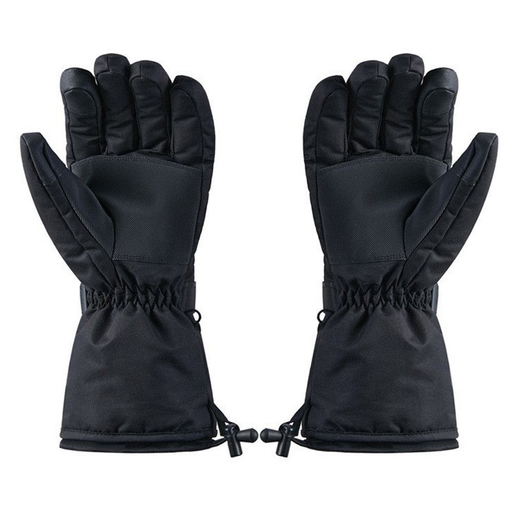 Waterproof Electric Heated Gloves: 3 Heat Levels for Winter Driving, Skiing, Hiking, Fishing, Hunting