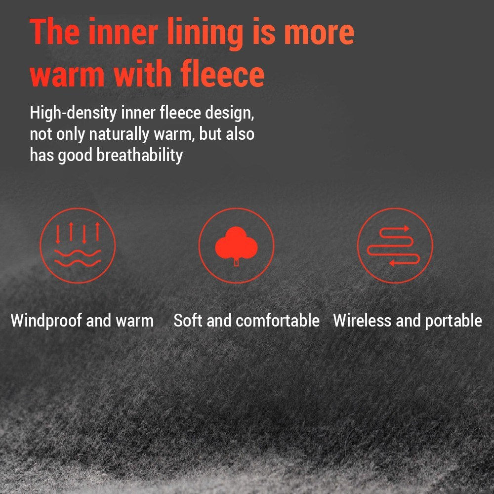 Waterproof Electric Heated Gloves: 3 Heat Levels for Winter Driving, Skiing, Hiking, Fishing, Hunting