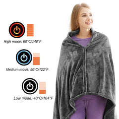 USB Rechargeable Washable Electric Thermal Scarf Blanket