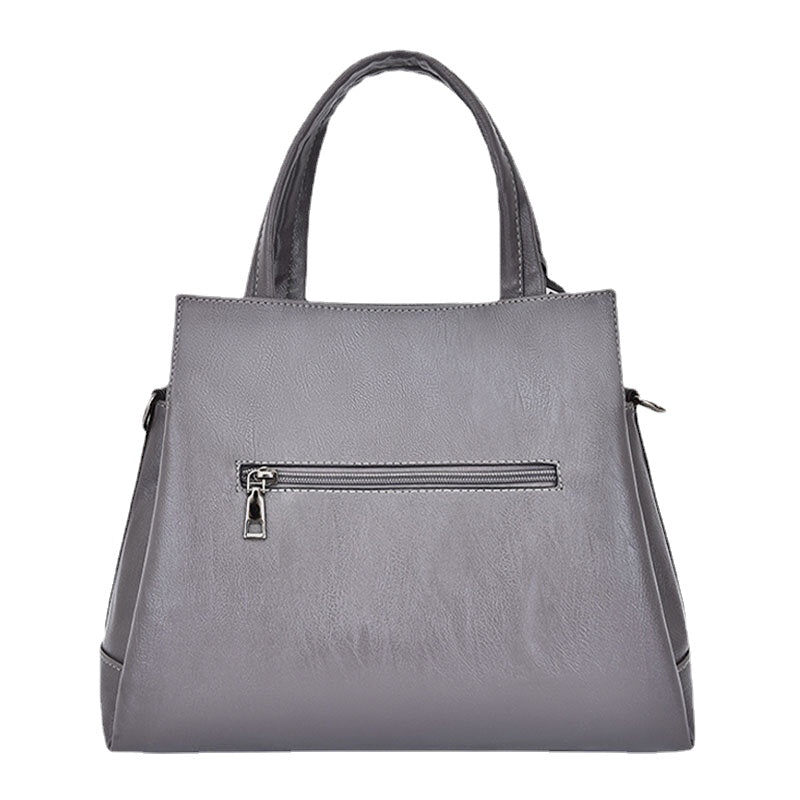 Women Solid Business Handbag Crossbody Bag Shoulder