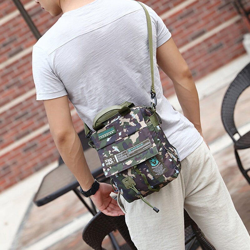 Men Fashion Shoulder Bag Outdoor Waterproof Bag Sports Travel